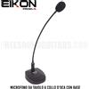 EIKON EK40BMG microfono da tavolo a collo d'oca con base conferenze Phantom