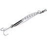 Qiilu Esche da pesca, paillette artificiali in metallo con paillettes Cucchiaio esca spigola esca attrezzo sostituzione per attrezzatura da pesca(Silver 28g)