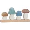 Little Dutch 7230 - Gioco impilabile in legno FSC con funghi - Forest Friends