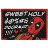 Grupo Erik Zerbino Deadpool Marvel - Zerbino Ingresso Esterno Cocco Divertente 40x60 cm con Base in PVC Antiscivolo | Tappeto Ingresso Esterno: Marvel Legends Must Have
