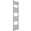 ERCOS Scaldasalviette Termoarredo Bagno Dimensioni 450x1800 MM Radiatore Bagno Colore Sabbia Opaco , Attacchi da 1/2 Fornito Con Kit Montaggio
