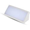 V-TAC VT-8054 Lampada LED da parete rettangolare 12W angolare colore bianco da esterno IP65 applique da muro luce bianco naturale 4000k sku 6814