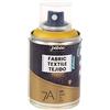 PEBEO - Pittura spray per tessuti 7A Spray - Tessuti naturali e sintetici - A base acqua - Senza solventi - Lavabile in lavatrice - Pittura su tessuto PEBEO color Oro