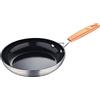 San Ignacio Compact - Padella 20 cm - Alluminio forgiato - Interno nero lucido Whitford Fusion - Esterno opaco - Predisposta per l'induzione - Manico in acciaio inox Dettaglio colore