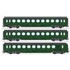 REE Modeles Collection VB-495 set 3 STATE "Saucisson" B10, B10 e B5d, verde 306