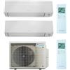 Daikin CLIMATIZZATORE DAIKIN PERFERA ALL SEASON DUALSPLIT 7000+7000+2MXM40 INVERTER R-32