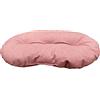Croci Hydro - Cuscino per cane Ovale, Impermeabile Idrorepellente, Tessuto Lavabile facile da pulire, Rosa, 61x40 cm