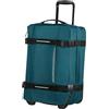 American Tourister Urban Track - Borsa da viaggio con 2 rotelle, 55 cm, Borsone leggero S con 2 scomparti e lucchetto TSA, 55 L, Ideale per brevi viaggi - Blu (Totally Teal)