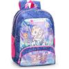 Franco Cosimo Panini TOKIDOKI - Zaino Scuola Ufficiale Tokidoki, con 2 Ampi Spazi Centrali, Capiente Tasca Frontale, Spallacci Regolabili Imbottiti, Retro e Fondo Termoformati, 32x43Hx23cm