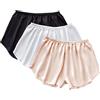 EYNDYN 3 Pezzi Slip da Donna, Pantaloncini per Donna, Culottes in Raso, Slip Corti Sotto i Vestiti, Slip Corti a Mezzo Giro, Mini Pantaloncini a Fiori, Medium