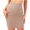 AQIOERH Mezza sottoveste modellante Sottovesti contenitive da donna, sottovesti modellanti, sottogonne senza cuciture, body modellante for pancia e glutei, intimo(Skin,M)