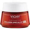 Vichy Liftactiv Collagen Specialist Nuit - Crema Viso Rinforzante Illuminante 50 Ml