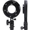 ciciglow Adattatore di montaggio flash per fotocamera, per Bowens Mini a Standard per Bowens Flash Staffa Holder per Beauty Softbox Ombrello con interfaccia universale da 1,65 cm