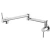 ZHSOAO 1 rubinetto da cucina in ottone for riempire pentole, pieghevole a parete, for lavello singolo, freddo, foro per lavello da cucina(Color 2)