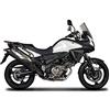 Shad S0VS62SE Supporto Borsa Laterale per Suzuki Vstrom 650, Nero