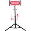 DATOUBOSS Lampada di polimerizzazione della vernice a infrarossi a onde corte 2000w, essiccatore di polimerizzazione della vernice, riparazione della carrozzeria con supporto