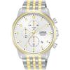 Lorus Orologio analogico al quarzo da uomo con cinturino in metallo RM338JX9, multicolore