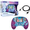 Lexibook - Disney Frozen - Power Console, Console di gioco educativa bilingue Francese/Inglese con 100 attività, JCG100FZi1
