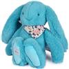 Doudou et Compagnie Coniglio Fioretta - Turchese 25 cm