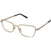Gucci GG1880O 001 | Occhiali da Vista Graduati | Prova Online | Metallo | Cat Eye | Oro | Adrialenti