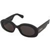 Chloe CH0258S 001 | Occhiali da Sole Graduati o Non Graduati | Prova Online | Plastica | Ovali / Ellittici | Nero | Adrialenti