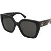 Gucci GG1300S 001 | Occhiali da Sole Graduati o Non Graduati | Prova Online | Plastica | Farfalla | Nero | Adrialenti