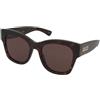 Gucci GG1789S 002 | Occhiali da Sole Graduati o Non Graduati | Prova Online | Plastica | Quadrati, Cat Eye | Marrone, Havana | Adrialenti
