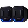 Audiocore Altoparlanti Audiocore 6W USB AC865B blu/nero [UGAUIGAUDAC865B]