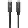 Goobay Cavo usb Goobay a tipo-C/C 3.2 100W 1.0m Nero [49254]