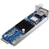 Qnap Modulo Qnap QXG-ES10G1T 10000mbps Argento [QXG-ES10G1T]
