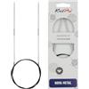 KnitPro - Knitpro Nova (80 cm x 2,50 mm) Nego Circolare Fisso - 1 unità