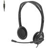 Logitech Cuffie stereo H111 con jack audio da 3,5 mm, colore: nero