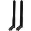 Futheda 2 Pezzi 433MHz Antenna Connettore SMA Maschio 3dBi Omnidirezionale per Router di Comunicazione Wireless Casa Intelligente Telecomando Monitoraggio