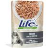 Life petcare Life Cat Natural Tonno con Alicette in Gelatina Busta 70gr
