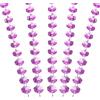 PATIKIL Fili Ghirlanda Cristallo 14 mm, Catenelle Perline Lampadari Ottagonali Acrilico 16,4 Piedi Creazione Gioielli Decorativi per Casa, Fai da Te, Feste Matrimonio, Viola