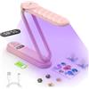 PPESULK Lampada UV per polimerizzazione in resina, 3000 mAh, ricaricabile veloce, lampada in resina UV con timer e 34 perline, macchina per polimerizzazione in resina portatile senza fili, per stampi