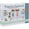 Little Dutch Jim & Pink - Scatola magnetica con 80 magneti e 12 carte, per giochi creativi in movimento (dai 3 anni in su)
