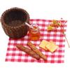 SOPOTUTU Pane Finto Realistico per Casa delle Bambole di Cibo Simulato per Decorazione Mini Case Cibo Giocattolo per Scena di Colazione in Miniatura Accessorio Fotografico Finto Pane
