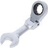 BGS 6917 | Chiave combinata a cricchetto | corta | regolabile | 17 mm
