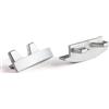 Ledson Tappo in alluminio per profili LED Rslw8 - Argento