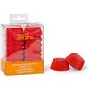 Decora 0339636 Pirottini, Mini Muffin Rosso, Comodissimi Pirottini in Carta da Forno, per Cuocere, Presentare e Regalare dolcetti, Resistono fino a 220°, In comodo Blister, 200 pezzi.