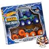 Hot Wheels NUOVO Hot Wheels Monster Truck Transporter Set Veicolo Giocattolo 4 Mini Auto...