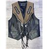 Kerozen CLOSE-OUT / FINE SERIE - Gilet Western In Pelle Kerozen Taglia M