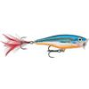 Rapala Esca con Ami Due N. 5, Area di Profondità di Nuoto, 7cm Dimensioni, Blu Argento