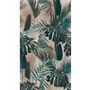 A.S. Création Livingwalls Travel Styles - Carta da parati in tessuto non tessuto, motivo foglie di palma, verde e beige, per ambienti diversi, 1,59 m x 2,80 m