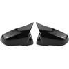 Jeviuwi Calotta Specchietto Retrovisore Per Toyota GR Per Supra MK5 Tutti I Modelli 2019 2020 2021 2022 Lucido/Carbonio M Look Copertura Dello Specchio Laterale Copertura Specchio esterno(Glossy Black)