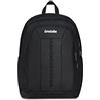 Invicta Jelek UP Led Zaino Scuola Superiori Ragazzo Ragazza, Tinta Unita, Grande, Scomparto PC, Tasca Borraccia, nero