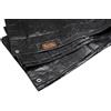 BLACK+DECKER Telone per rimorchio, 2 x 3 m, 10 occhielli in alluminio, poliestere, nero