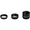 Celestron 93618 M42 Kit distanziatore - Include anelli distanziatori 7,5mm, 12mm e 30mm per regolare la messa a fuoco posteriore tra fotocamera e telescopio, Nero