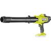 Ryobi Soffiatore Compatto Brushless 18V ONE+, Velocità Aria 241 km/h, Volume Aria 6.5 m³/min, 1.3 kg, Velocità Variabile, Lunghezza Tubo Regolabile, Senza Batteria, RY18BLCXA-0